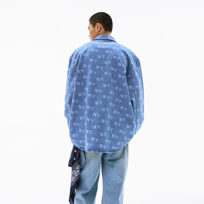 MLB New York Yankees SS24 Shirt Unisex Light Blue-3