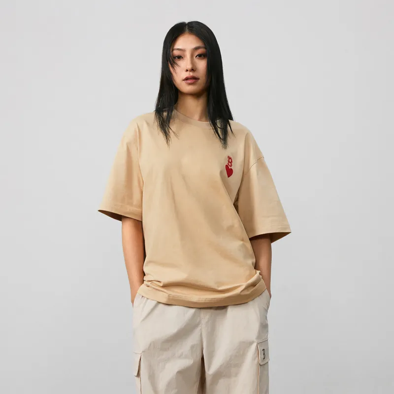 MLB Fashion Sports Collection SS24 T Shirt Unisex Light Beige-4