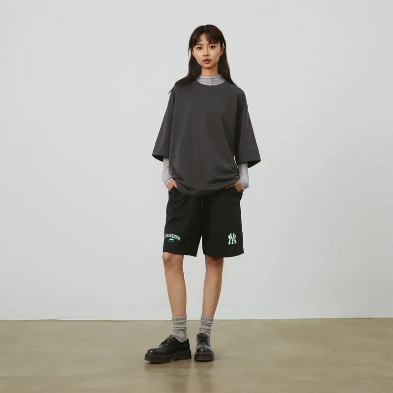 MLB College Style Series Casual Shorts Unisex Black-3