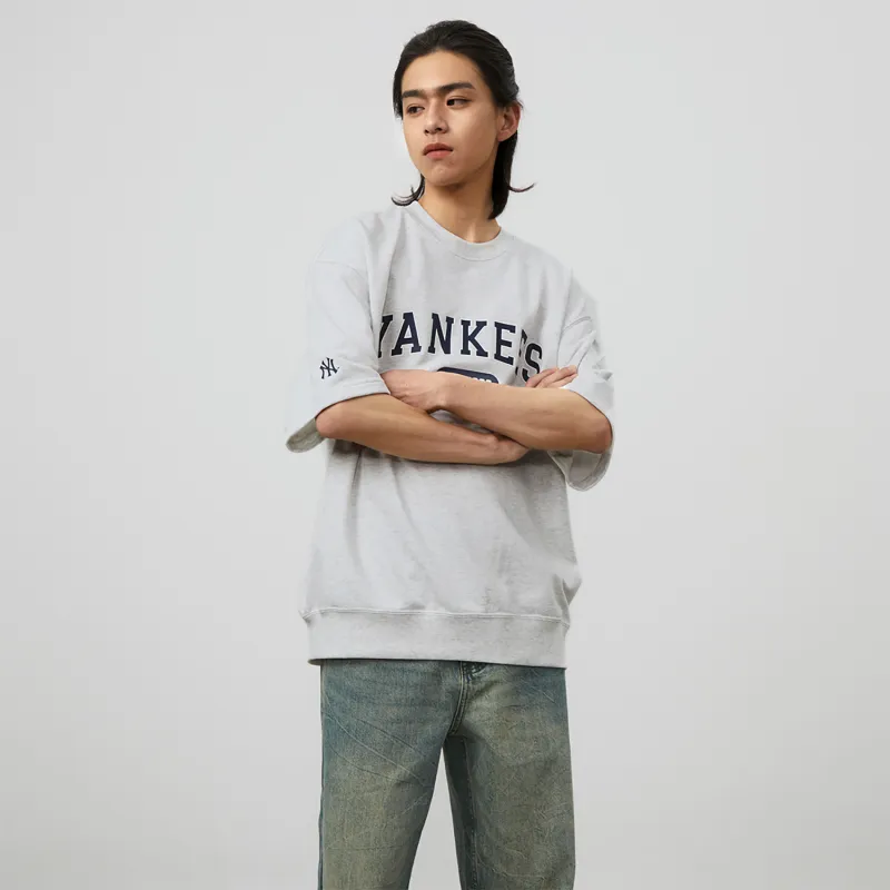 MLB SS24 T Shirt Unisex Light Heather Gray-4
