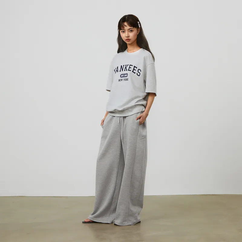 MLB SS24 T Shirt Unisex Light Heather Gray-6