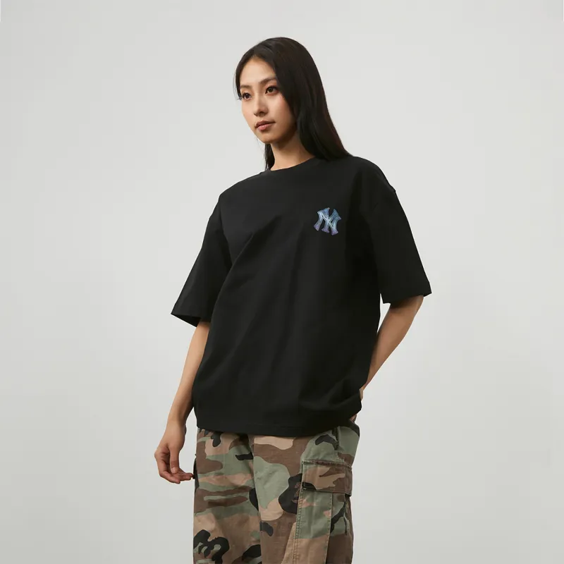 MLB MONOGRAM Collection New York Yankees SS24 T Shirt Unisex Black-5