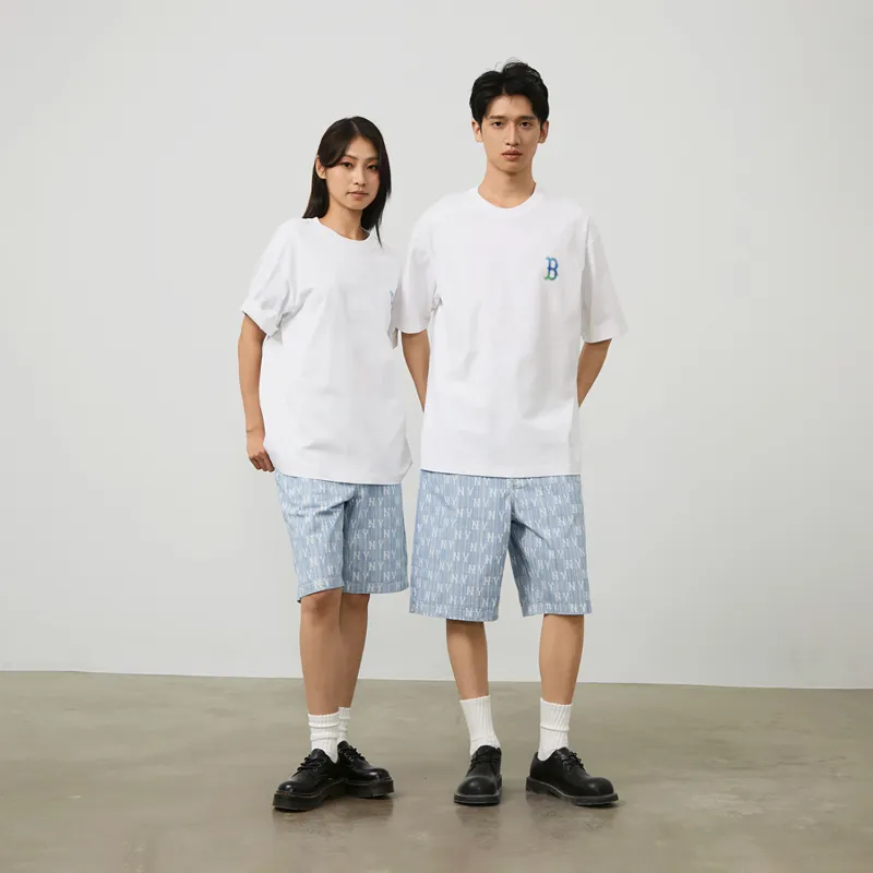 MLB MONOGRAM Reading Collection SS24 T Shirt Unisex Ivory-6