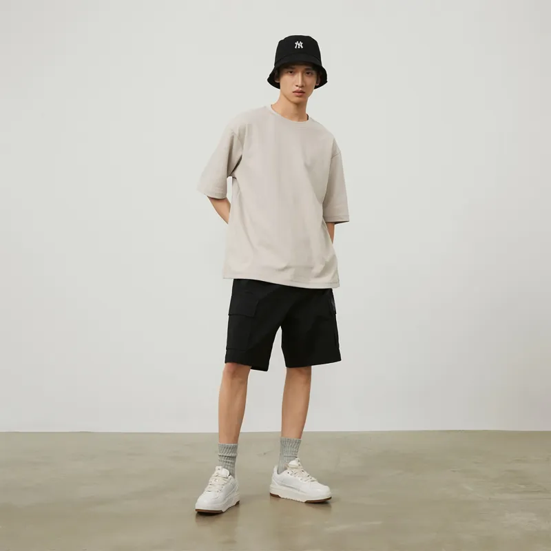 MLB New York Yankees MLB Basic Logo 24SS Casual Shorts Unisex Black-4