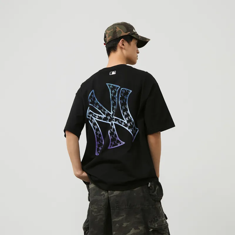 MLB MONOGRAM Collection New York Yankees SS24 T Shirt Unisex Black-2