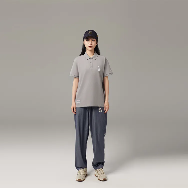 New Era SS22 Polo Shirt Unisex Gray-4