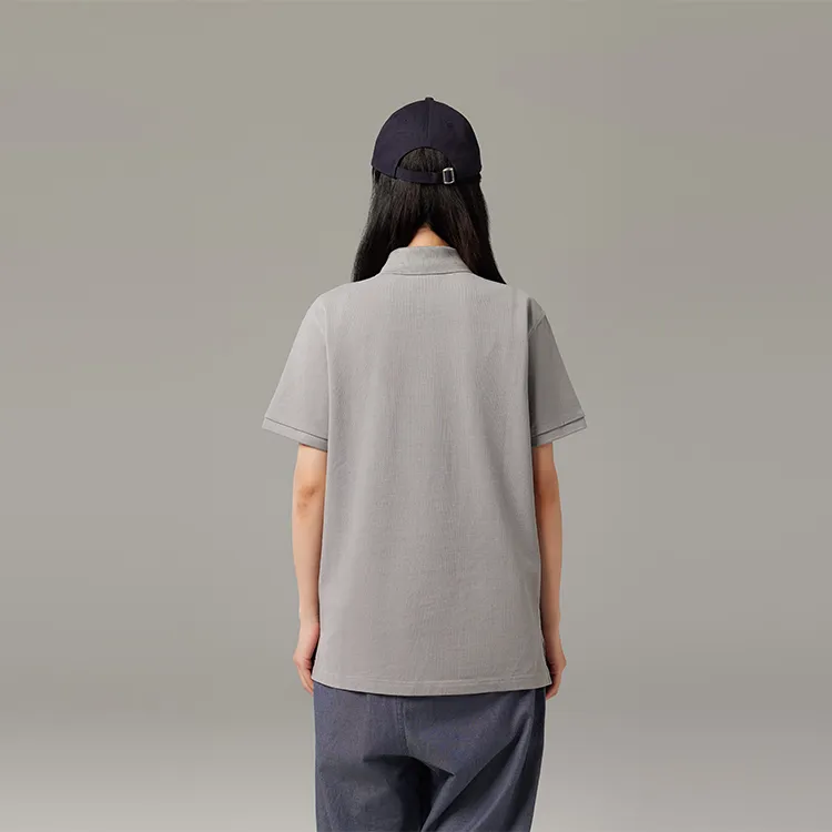New Era SS22 Polo Shirt Unisex Gray-3