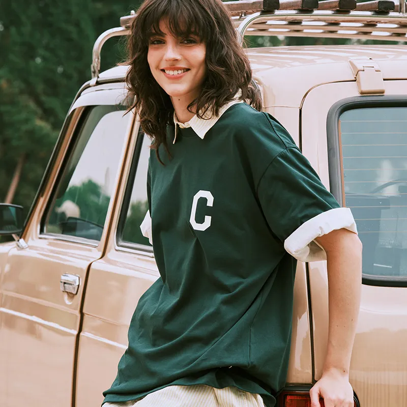 COVERNAT T-Shirt Unisex British Green-2