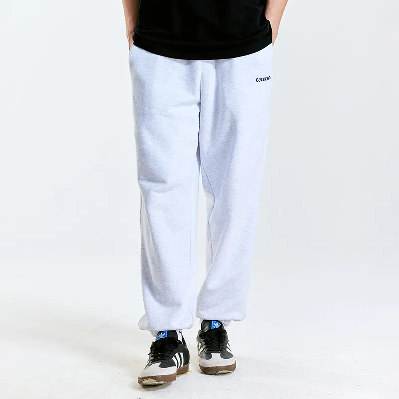 COVERNAT Knitted Sweatpants Unisex Lime Gray-2