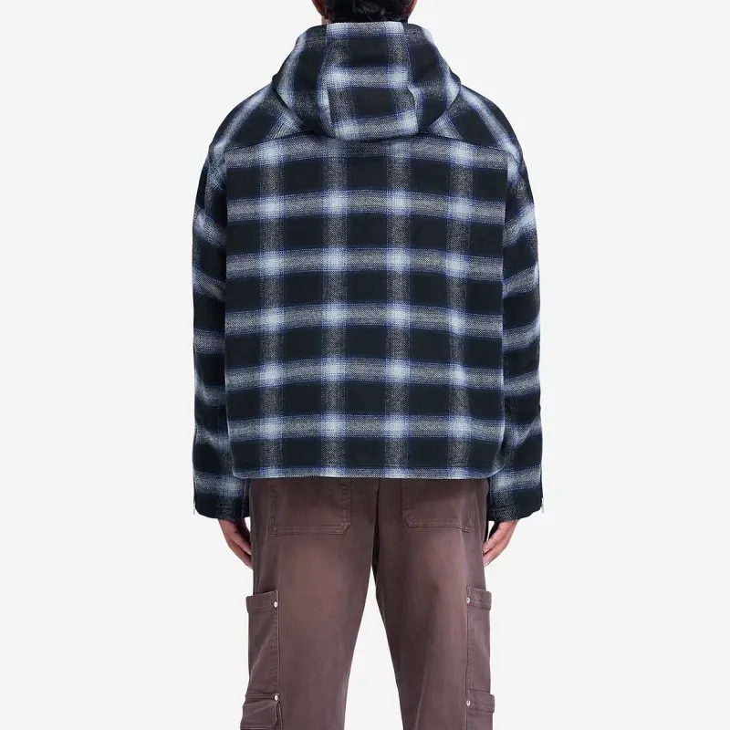 REPRESENT Checked Button Up Jacket-4