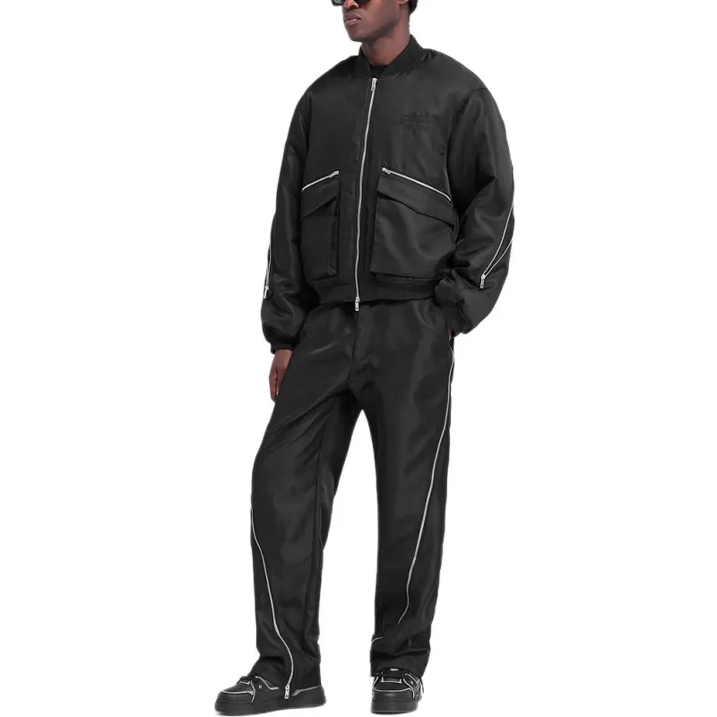 REPRESENT Zip detail Bomber Jacket-3