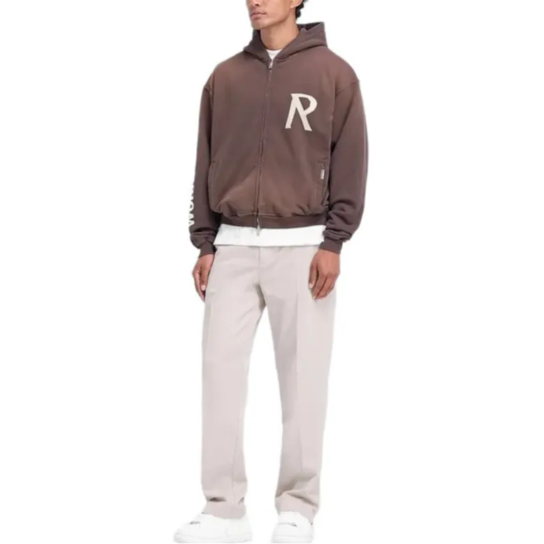 REPRESENT Logo tape Zip up Hoodie-2