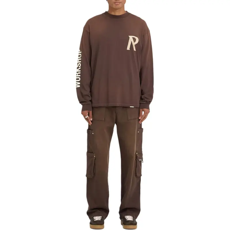 REPRESENT Masking Tape Initial L/S Tee-3