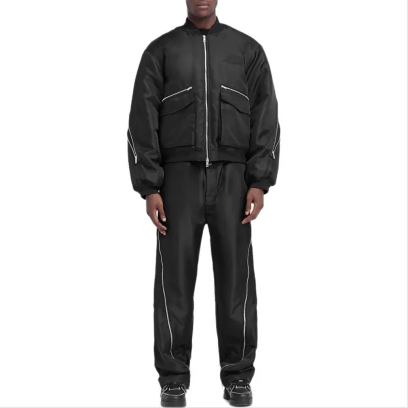 REPRESENT Zip detail Bomber Jacket-2
