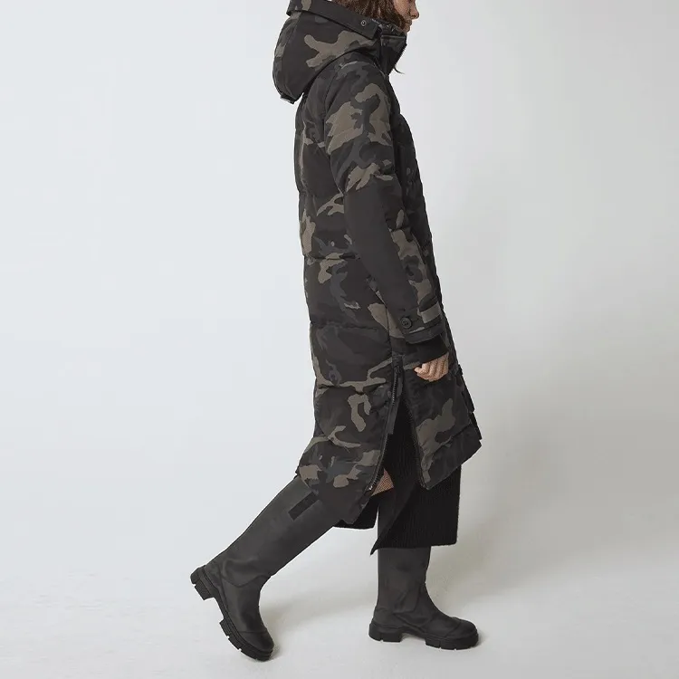 Canada Goose Aldridge Series Down Jacket Women's Black Camouflage-3