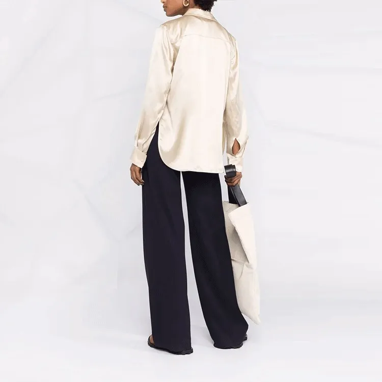 TOTEME Shirts Women's Ecru-3