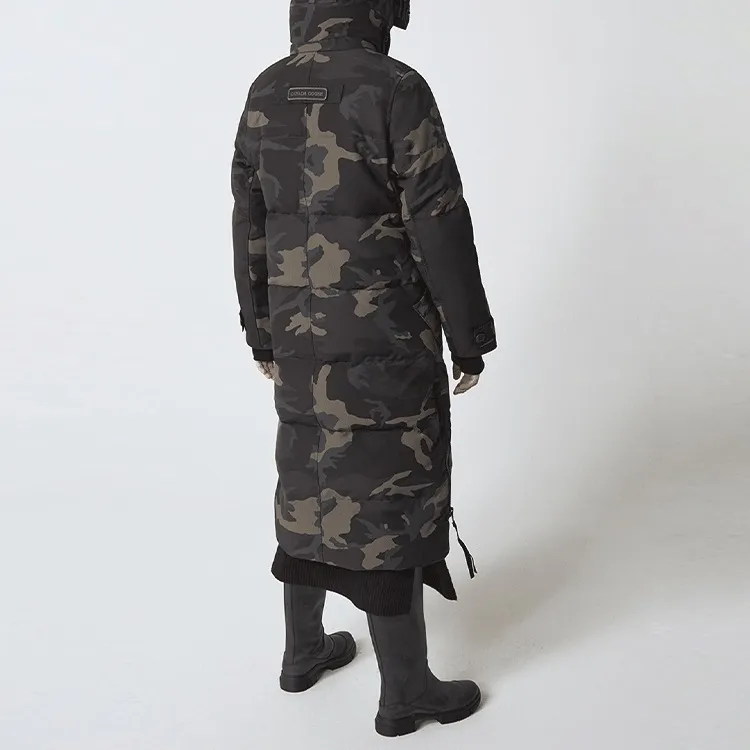 Canada Goose Aldridge Series Down Jacket Women's Black Camouflage-6
