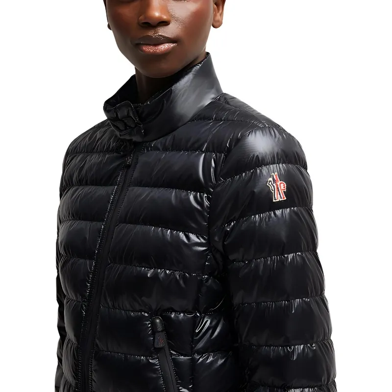 Moncler Grenoble Logo Embroidered Zip Up Jacket-4