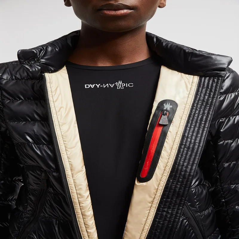 Moncler Grenoble Logo Embroidered Zip Up Jacket-3