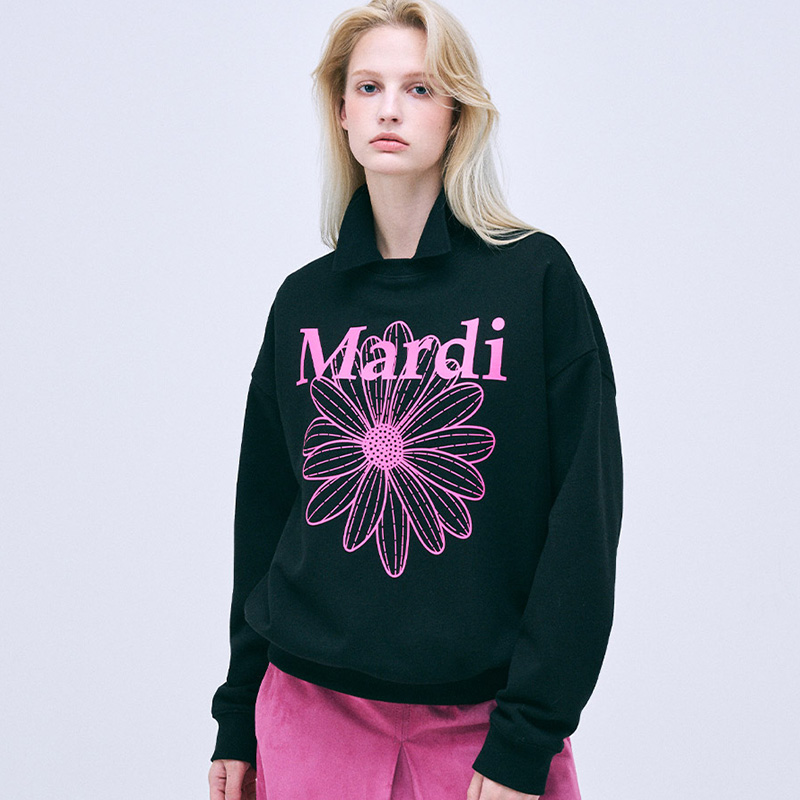 MARDI MERCREDI Flower Sweatshirt - POIZON
