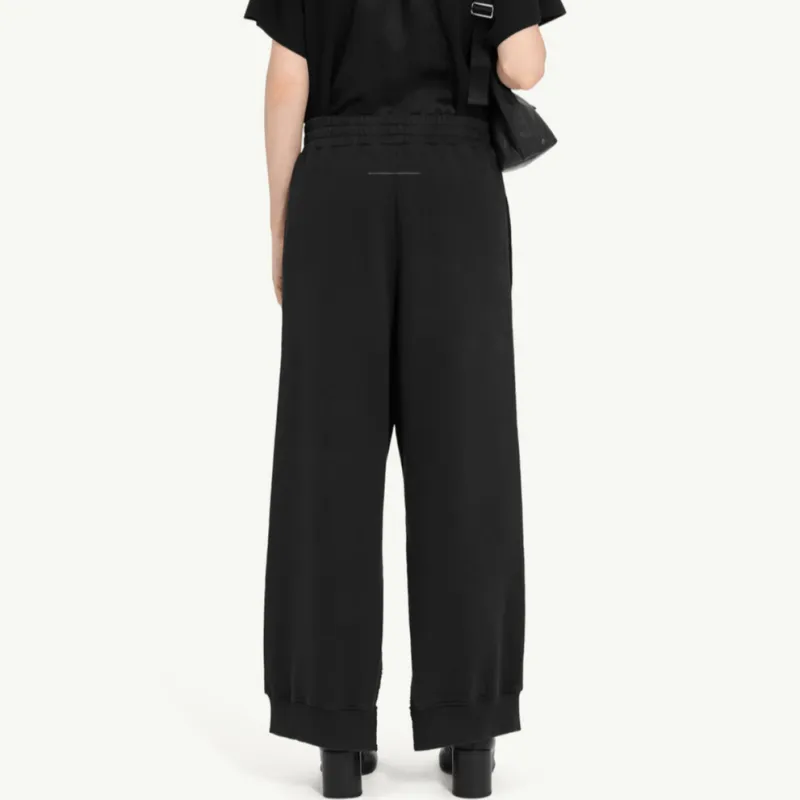 MM6 Maison Margiela Numbers Patch Flared Trousers-3