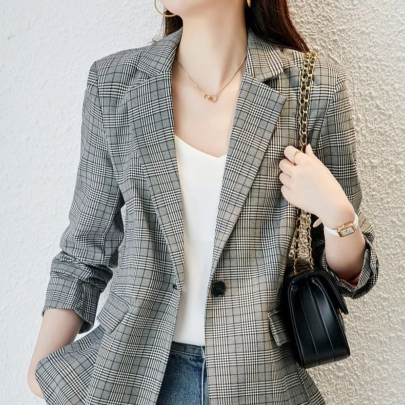 【dme】 Business Suit Women's Plaid-2