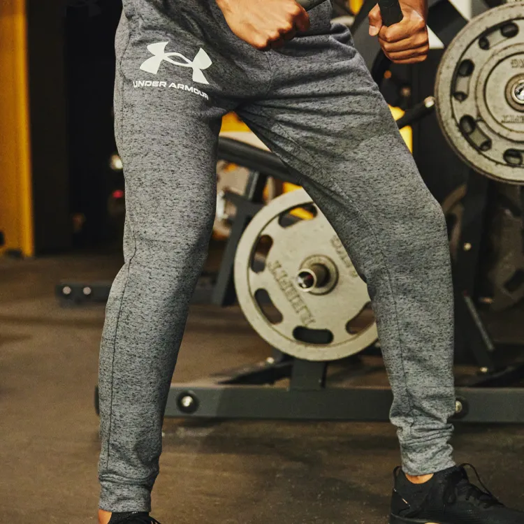 Under Armour Knitted Sweatpants Men's Gray-5