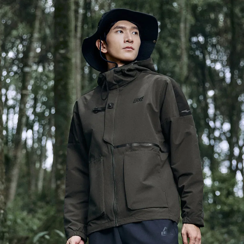 Erke Jacket Men's Shirt Rain Green-2