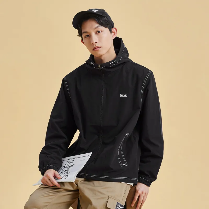 Erke Jackets Men Jet Black-5