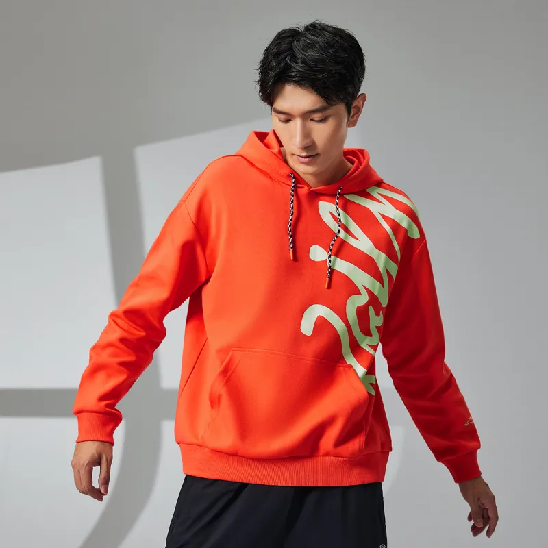 Erke Sweatshirts Men Bright Award Orange-4