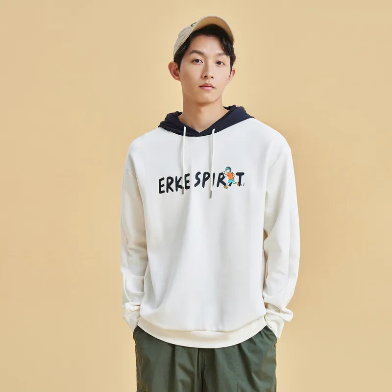Erke Sweatshirts Men Glacier White-5