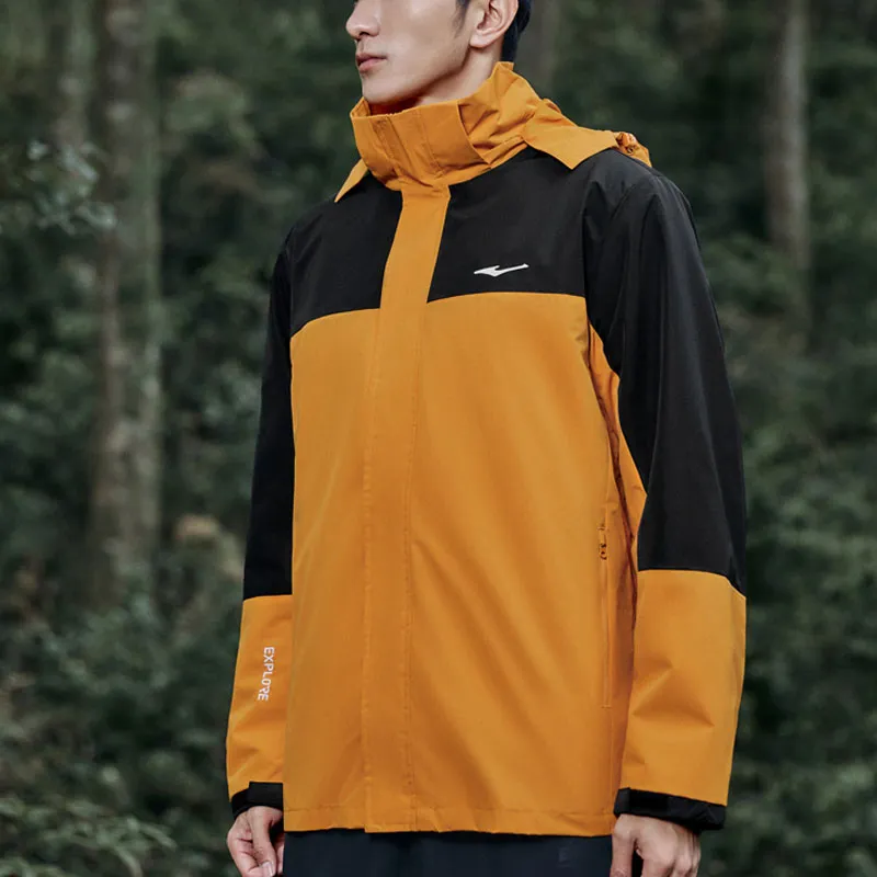 Erke Jackets Men Yardang Orange-2