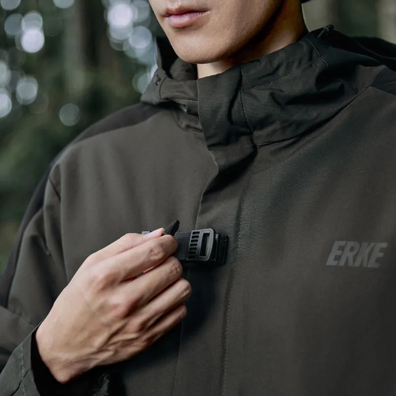 Erke Jacket Men's Shirt Rain Green-5
