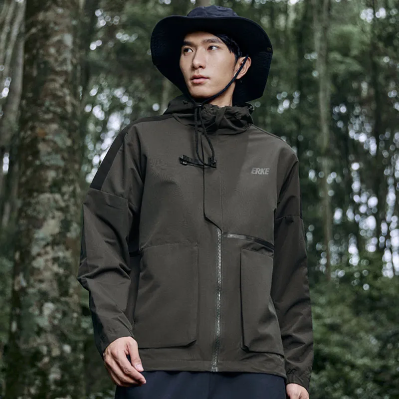 Erke Jacket Men's Shirt Rain Green-3