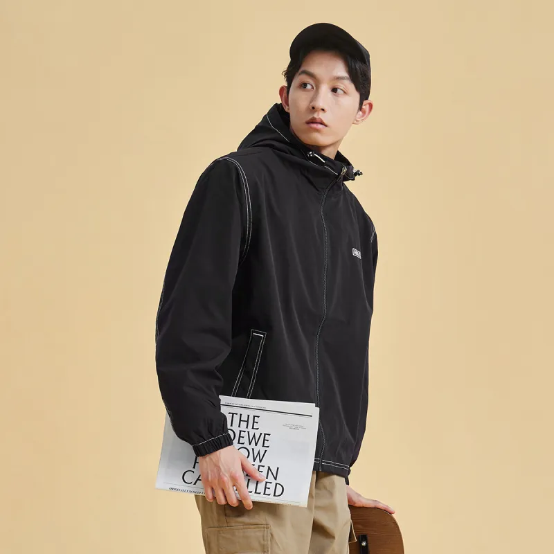 Erke Jackets Men Jet Black-3