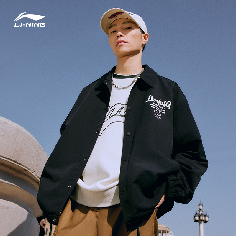LINING Sports Life Collection Jackets Men Black L - POIZON