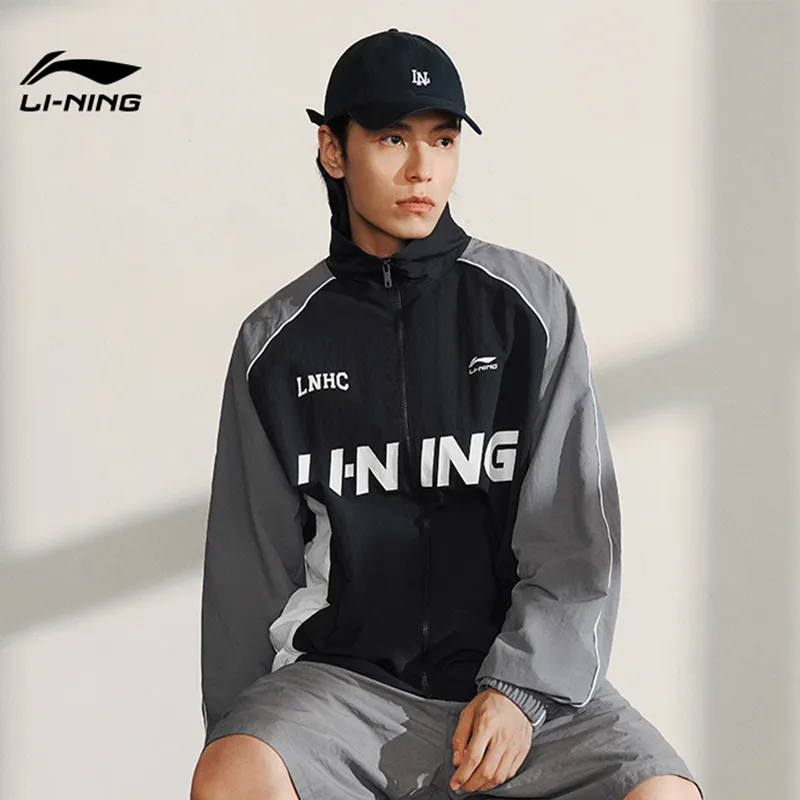 LiNing Sports Life Collection Jacket Unisex Black-2