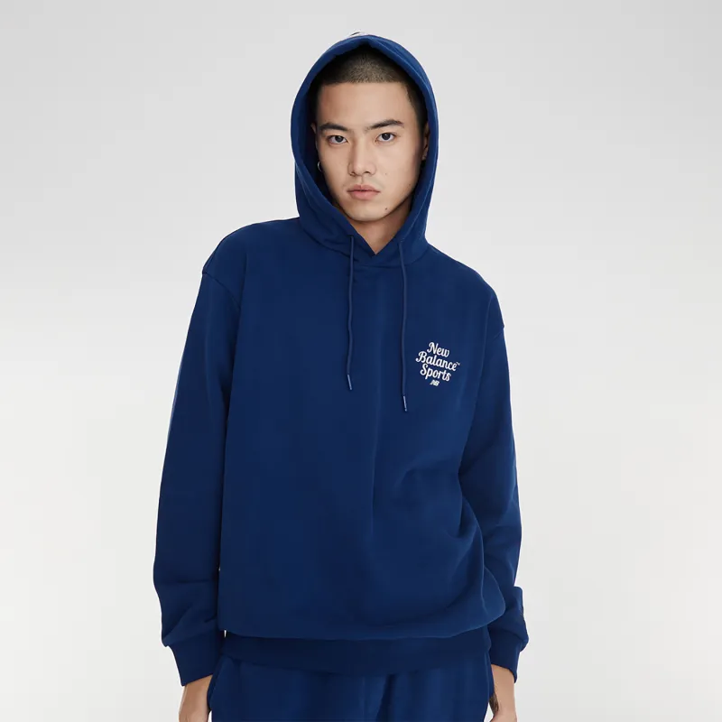 New Balance Sweatshirts Unisex Navy Blue-5