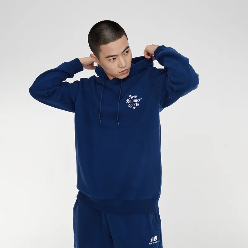 New Balance Sweatshirts Unisex Navy Blue-6