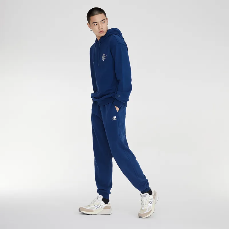 New Balance Knitted Sweatpants Unisex Dark Blue-3
