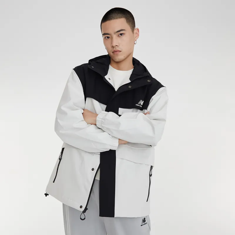 New Balance SDS Jackets Men Black/White-8