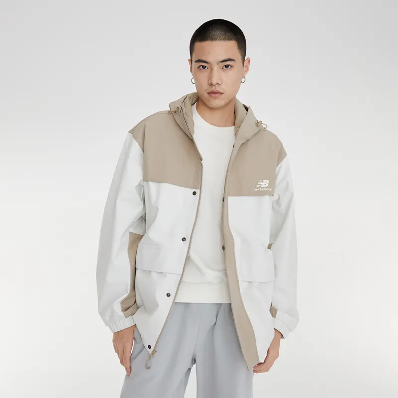 New Balance Jackets Men Khaki-10