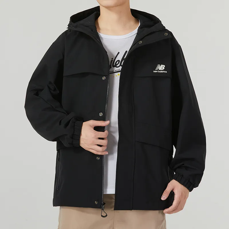 New Balance Jackets Men Black-2