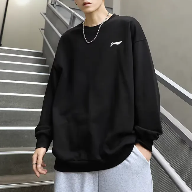 LINING Sweatshirts Men Black-2