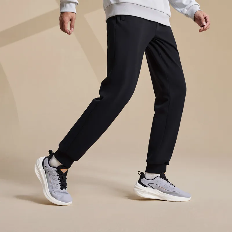 Erke Knitted Sweatpants Unisex Jet Black-3