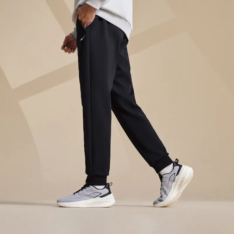 Erke Knitted Sweatpants Unisex Jet Black-5