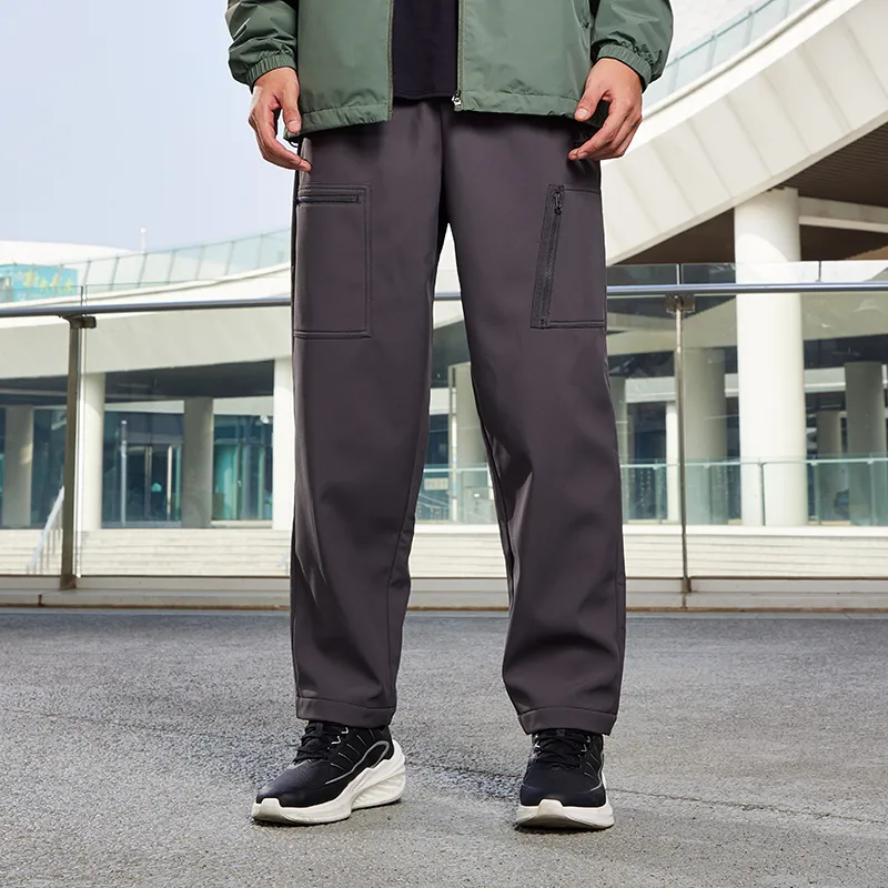 Erke Knitted Sweatpants Unisex Dove Gray-2