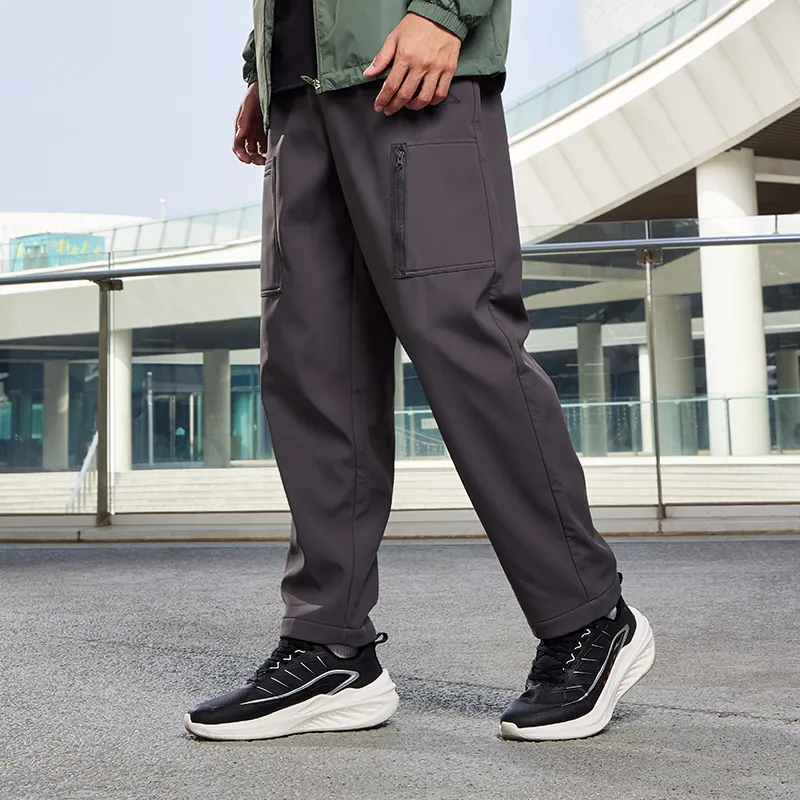 Erke Knitted Sweatpants Unisex Dove Gray-4