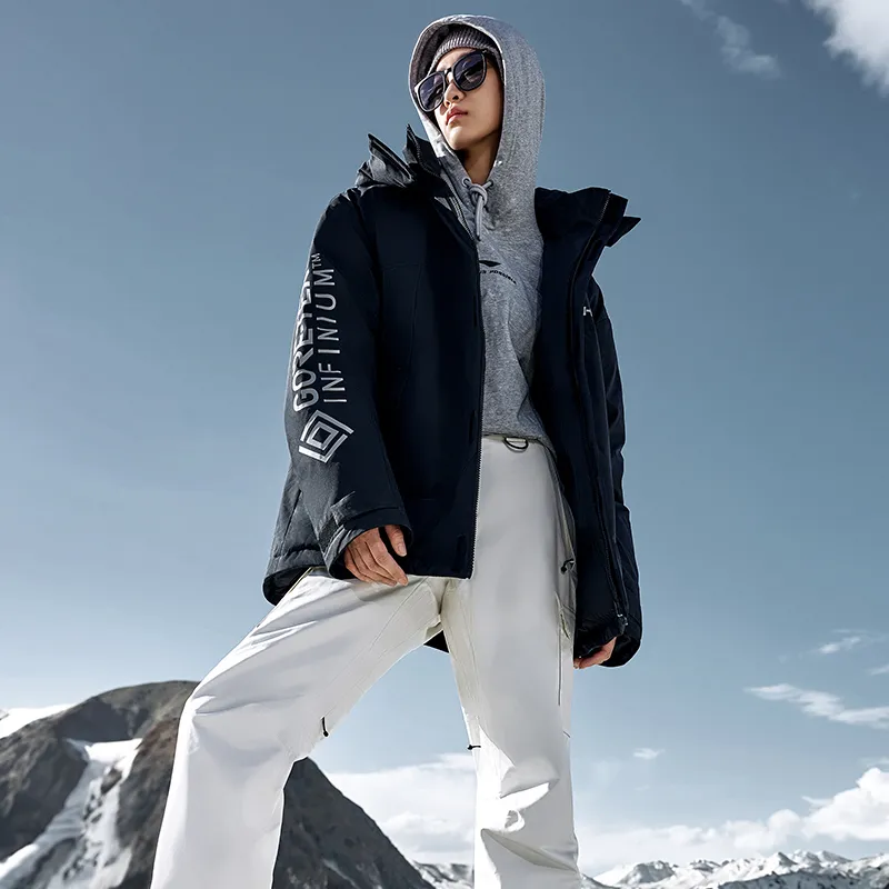LiNing Fondue Down Series Down Jacket Men's Black-3