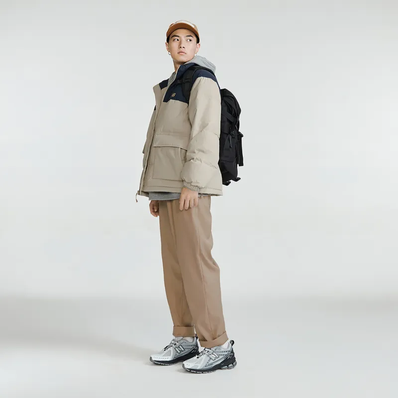 New Balance Down Jacket Unisex Khaki/Blue-6